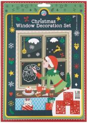 Grafix Karácsonyi ablakdíszítő szett 3 db A4 sablonnal, 4 filctollal Ajánlott 5-14 éves korig unisex (96389)
