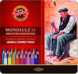 KOH-I-NOOR Mondeluz 3724/24 Set creioane acuarelă 24 buc (<![CDATA[3724024001PL]]>)