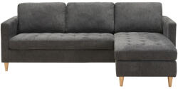House Nordic Firenze kanapé sötétszürke natúr fa lábakkal, HN1045 (1301507) - geminiduo