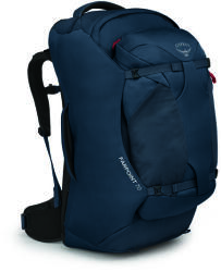 Osprey utazási hátizsák FARPOINT 70, tompa világoskék színben