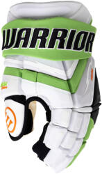 Warrior Mănuși de hochei Alpha Deluxe White/Green Senior 14 inci