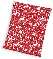 Carbotex Karácsonyi Mintás Polár Takaró - 150 x 200 cm ROT211003