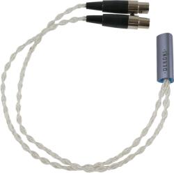 Dekoni Audio Audio Ensemble Oversplit 4-Pin Mini-XLR Silver Cablu pentru căşti (<![CDATA[CBZ-Y-TW-XLR]]>)