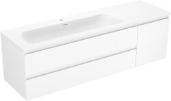 Mexen Orio dulap de baie 160 cm cu chiuvetă Vela stânga, 2S, 1D, alb mat - 91A13-16047-3-BBFFFF01-W23L01 (91A13-16047-3-BBFFFF01-W23L01)