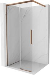 Mexen Rox perete de duș Walk-in 115 x 200 cm, transparent 8 mm, aur roz - 8C2-115-003-60-00 (8C2-115-003-60-00)