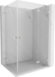 Mexen Lunar Cabină de duș Duo cu deschidere dreapta 115 x 85 cm, transparentă, nichel periat - 834-115P-085L-97-00 (834-115P-085L-97-00)