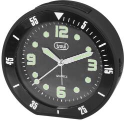 Trevi SL 3091 R kvarc ébresztőóra világító számlappal, halk SWEEP működéssel, SNOOZE funkcióval, fekete (0309100)