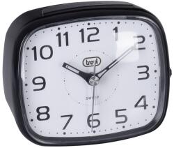 Trevi SL 3054 kvarc ébresztőóra LED megvilágítással, elektronikus ébresztéssel és halk SWEEP működéssel, fekete színben