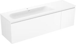 Mexen Orio dulap de baie 160 cm cu chiuvetă Vela stânga, 1S, 1D, alb mat - 91A13-16047-3-BBFF01-W23L01 (91A13-16047-3-BBFF01-W23L01)