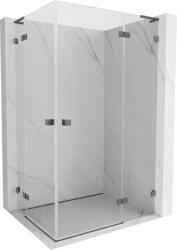 Mexen Lunar L Duo cabină de duș cu deschidere dreapta 105 x 70 cm, transparent, gri pistol periat - 834L-105P-070L-66-00 (834L-105P-070L-66-00)