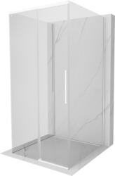 Mexen Rox-3S cabina de duș cu 3 pereți glisanți 110 x 110 cm, transparentă, albă - 8C2-110-110-20-00-3S (8C2-110-110-20-00-3S)