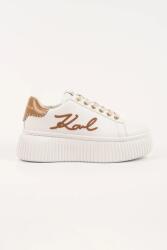 KARL LAGERFELD bőr sportcipő KREEPER LO - fehér Női 40 - answear - 60 990 Ft