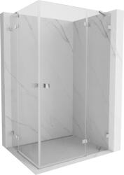 Mexen Lunar Cabină de duș dublă cu deschidere dreaptă 105 x 100 cm, transparent, crom - 834-105P-100L-01-00 (834-105P-100L-01-00)