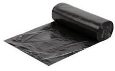  Szemeteszsák 30 liter 55 x 55 cm 15 mikron 10 db/tekercs fekete - tonerpiac