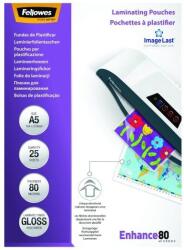 Fellowes Lamináló fólia FELLOWES A/5 80 mikron fényes 25/csom (5396003) - tonerpiac