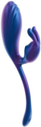 Sweet Smile Smile - Vibrator dublu stimulare G și clitoris - silicon albastru (54063400000) Vibrator