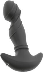 Anos - vibrator prostată cu inel mobil - silicon negru (54055480000) Vibrator