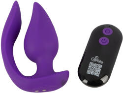 Sweet Smile Smile - Vibrator anal și stimulator clitoris 2în1 - silicon mov (54066410000) Vibrator