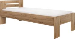 TEMPO KONDELA Ágy, 90x200, artisan tölgy, BASIS - kondela