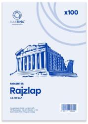 BLUERING Rajzlap A4, famentes fóliázva Bluering® 100 ív/csomag, (62746) - tonerpiac