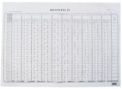 Bluering Jelenléti ív A3, nagy 1 hónapos 2 oldalas C. 60-3 - tonerpiac