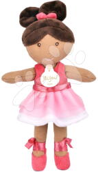 Doudou Rongybaba balerína My Ballerina Doll Pink Jolijou 20 cm rózsaszín szoknyában puha textilből 12 hó-tól JJ6060 (JJ6060)