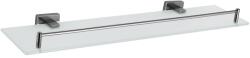 Mexen Arno raft de sticlă suspendat, crom negru - 7020737-73 (7020737-73)