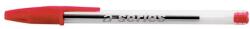 A-Series Golyóstoll eldobható kupakos A-series írásszín piros (AS1164) - tonerpiac