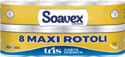 Paperdi Toalettpapír 3 rétegű kistekercses 100% cellulóz 155 lap/tekercs 8 tekercs/csomag Soavex Maxi Rotoli_Paperdi (ID8G650F8) - tonerpiac