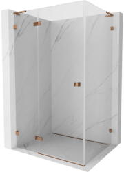 Mexen Lunar L cabina de duș cu deschidere stânga 75 x 90 cm, transparentă, aur roz - 834L-075-090-60-00-L (834L-075-090-60-00-L)