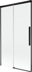 Mexen Rox paravan de cadă cu 2 panouri glisante 100 x 150 cm, transparent, negru - 8C9-100-001-70-00 (8C9-100-001-70-00)
