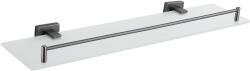 Mexen Arno raft de perete din sticlă, gri pistol periat - 7020737-66 (7020737-66)