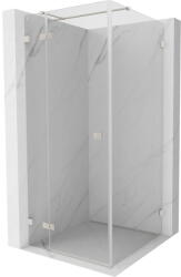 Mexen Lunar T cabina de duș cu balamale stânga 80 x 80 cm, transparent, nichel periat - 834T-080-080-97-00-L (834T-080-080-97-00-L)