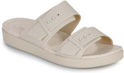 Crocs Papuci de vară Femei Brooklyn Buckle Low Low Crocs Bej 39 / 40