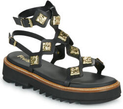 Fru. it Sandale cu platformă 9169-100-HELGA-NERO-TEXANO-NERO Fru. it Negru 38