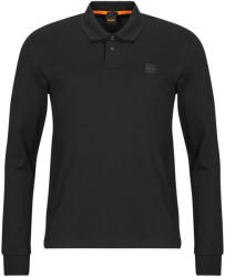 BOSS Tricou Polo manecă lungă Bărbați Passerby BOSS Negru EU M