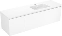 Mexen Orio dulap de baie 160 cm cu lavoar Otis dreapta, 1S, 1D, alb mat - 91A13-16047-3-BBFF01-W18P01 (91A13-16047-3-BBFF01-W18P01)