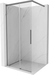 Mexen Rox Panou de duș Walk-in 80 x 200 cm, transparent 8 mm, metal pistol - 8C2-080-003-95-00 (8C2-080-003-95-00)