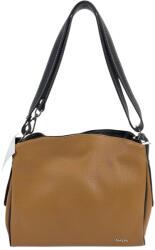 RIALTO csau-fekete állítható fogótartós női bőrtáska R1019DOX-JN