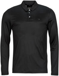 Giorgio Armani Tricou Polo manecă lungă Bărbați POLO SHIRT Emporio Armani Negru IT M