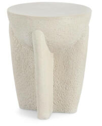 Bizzotto Caesar Dohányzóasztal Magnézium Fehér Texturált (KHM-0747260)