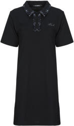 KARL LAGERFELD Rochii scurte Femei BOUCLE MIX POLO DRESS Karl Lagerfeld Negru EU L
