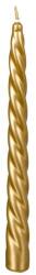  Csavart gyertya metál, arany 23x230mm