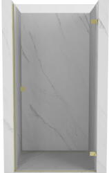 Mexen Lunar-B 45 cm-es jobbra nyíló zuhanyajtó, átlátszó, arany - 832-045-000-50-00-P (832-045-000-50-00-P)