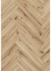 Mexen Buffalo vinyl padlóburkolatok halszálka 635 x 127 mm SPC 6, 5 mm alátét 1, 5 mm, 4 V-fuga, Tölgy (F1190-0635-127-505-4V1-01)