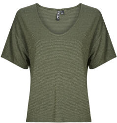 Pieces Tricouri mânecă scurtă Femei PCBILLO OVERSIZED TEE Pieces Kaki EU XS
