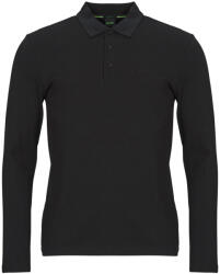 BOSS Tricou Polo manecă lungă Bărbați Plisy BOSS Negru EU L - spartoo - 419,20 RON
