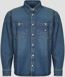 Dickies Cămăsi mânecă lungă Bărbați MECHANIC DENIM SHIRT LS KHAKI TINTED BLUE Dickies albastru EU M