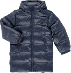 Tommy Hilfiger Geci Fete ESSENTIAL LONG DOWN JACKET Tommy Hilfiger albastru 8 ani
