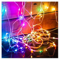Delight 58386 smart kültéri 10m-es fényfüzér, 66 db. RGBIC LED, bluetotth